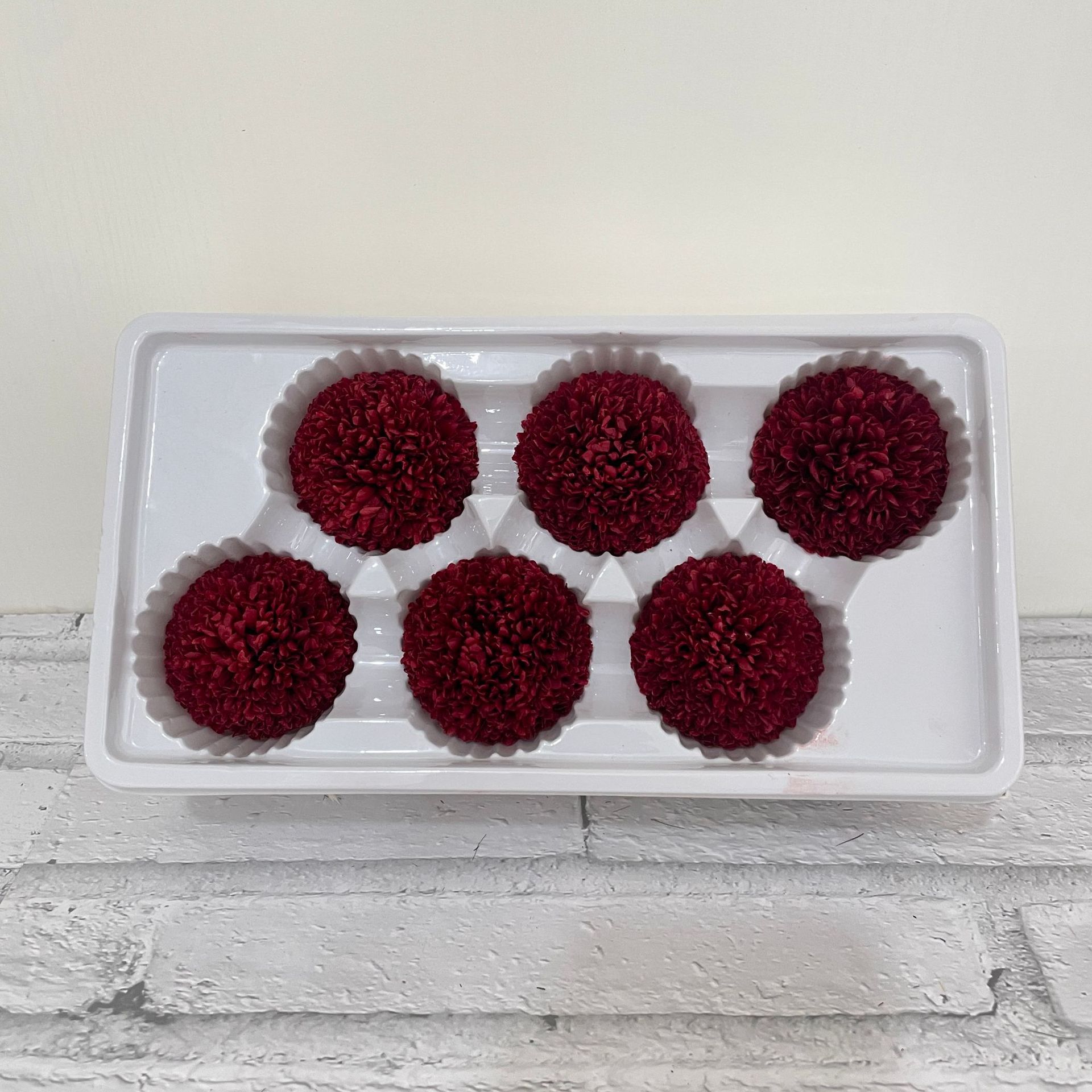 chrysanthème pompon 6 pièces/boîte