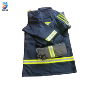 Tenue de pompier ignifugée 3 couches en aramide avec bandes réfléchissantes, veste et pantalon, tailles OEM du S au 4XL