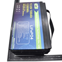 Baterai Lithium kemasan 12.8V 6Ah 6,5ah 8Ah 24Ah 32700 Lifepo4 baterai dengan kotak plastik untuk sistem suplai daya cadangan surya