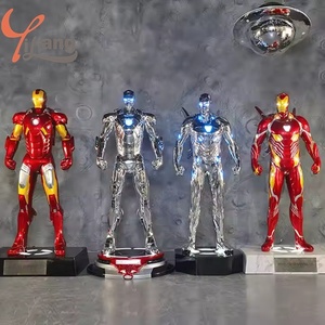 Tùy Chỉnh Thiết Kế Cuộc Sống Kích Thước Marvel Iron Man Mk50 Sáng Phiên Bản Lớn Trang Trí Mô Hình Điêu Khắc Nhựa Sợi Thủy Tinh Thủ Công - Product Image 1