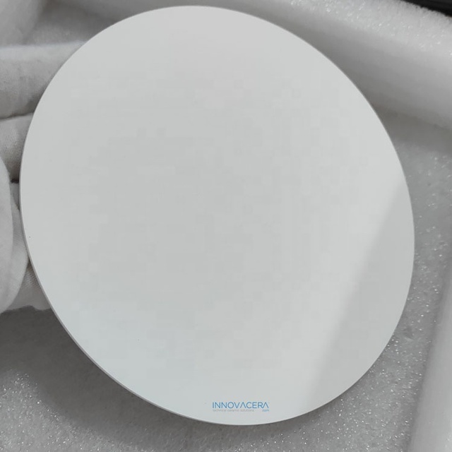 95% 96% 99% Alumina Aluminum Oxide Al2O3 Ceramic Bulk Round Plate for Semiconductor, Electronics & High-Temperature Applications
