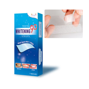 Bandes <span class=keywords><strong>de</strong></span> blanchiment à 9 dents, Non sensibles, Kit <span class=keywords><strong>de</strong></span> blanchiment des dents antidérapant, pour éliminer le tabac, le café, le Soda - Product Image 6