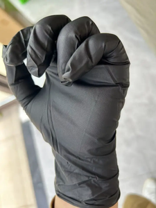 ถุงมือไนไตรล์สีดำแบบใช้แล้วทิ้ง ไม่มีแป้ง ไม่มีน้ำยาง สำหรับงานซ่อมเครื่องจักร อุตสาหกรรมหนัก ความหนา 6 มิล  ขนาด <span class=keywords><strong>M</strong></span> L XL  5 มิล - Product Image 3