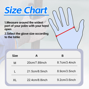 Gants anti-coupure XINGYU HPPE EN388 4544, résistants aux huiles, avec revêtement nitrile sableux, niveau 5 de résistance à la coupure, gants de travail de sécurité robustes - Product Image 6