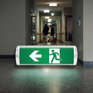 120V 240V 3.5W Công Suất ODM Trong Nhà 3 Giờ Thời Gian Trần Khẩn Cấp Đèn Thoát Hiểm Dấu Hiệu Vách Ngăn Đèn Nhấp Nháy Khẩn Cấp - Product Image 5