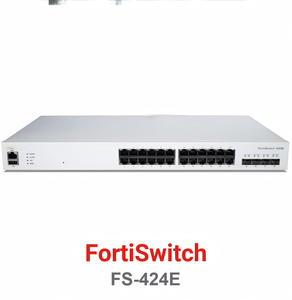 ฟอร์ติสวิตช์ FS-424E สวิตช์เครือข่าย 24 พอร์ต 10 100 1000Mbps สวิตช์อีเธอร์เน็ตแบบจัดการได้สำหรับเดสก์ท็อป ชั้น 2 ชั้น 3 สวิตช์ FS‑424E‑FIBER - Product Image 1
