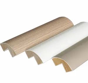 Zócalo impermeable de madera con junta de dedo imprimada blanca Zócalo de pino Mdf Zócalos de moldeo Mdf Zócalo