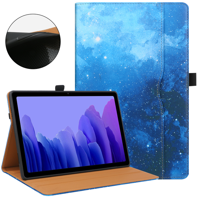 Case for Samsung Galaxy Tab A7 10.4 Inch 2022/2020 Model(SM-T500/T503/T505/T507/T509), Premium Leather Folio Stand Tablet Cover
