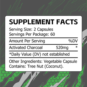 Cápsulas de Carbón Activado ODM OEM con Carbón Activado para Apoyar la Inmunidad, la Digestión, la Belleza, la Desintoxicación y el Blanqueamiento Dental - Product Image 2