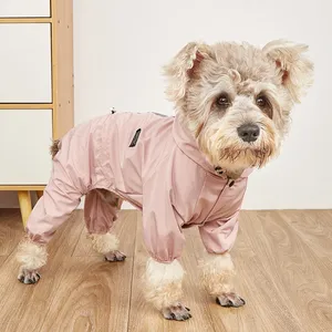 Impermeable <span class=keywords><strong>para</strong></span> Perros, Chaqueta Impermeable con Capucha Reflectante, Traje <span class=keywords><strong>para</strong></span> Mascotas, Suministros <span class=keywords><strong>para</strong></span> Perros Pequeños, Bulldog Francés, Chihuahua - Product Image 1