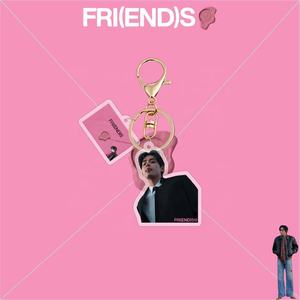 Venta al por mayor KPOP Idol <span class=keywords><strong>Kim</strong></span> <span class=keywords><strong>Tae</strong></span> <span class=keywords><strong>Hyung</strong></span> Bangtan Boys <span class=keywords><strong>V</strong></span> FRI(END)S Llavero de plástico Llavero Acrílico - Product Image 6