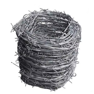 1.6mm Hot-dip Galvanized Barbed <b>Wire</b> Fence <b>Net</b> Isolation Barrier Wall Anti-climbing Anti-theft Fence YuZhongWang Brand - Product Image 1