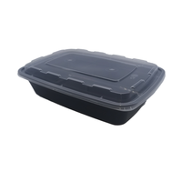 Boîtes à lunch jetables écologiques, compatibles lave-vaisselle et micro-ondes, avec couvercles en plastique sans BPA