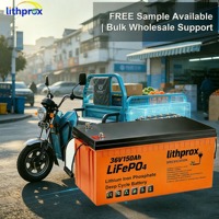 Batterie pour trottinette électrique 36V150AH 5.4KWh, technologie LFP avancée, charge équilibrée, sûre et stable pour trottinettes électriques pour personnes âgées, certifiée CE FCC RoHS