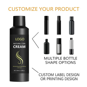 Crema Hidratante Vegana Orgánica Personalizada al por Mayor para Realzar los <span class=keywords><strong>Rizos</strong></span> y Prevenir el Frizz - Product Image 3