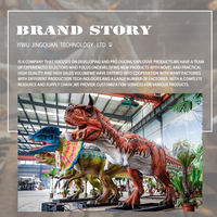 Carnotaurus tema parkı robotik Jurassic Dino dünya otomatik gerçekçi dinozor kostüm Animatronic modeli açık havada 1 adet CN;ZHE