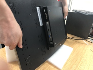 Moniteur de jeu incurvé 23,6 pouces à écran LED 1080P tactile PCAP, type C, garantie <span class=keywords><strong>1</strong></span> an, multicolore, pour affichage numérique – Vente Flash - Product Image 3