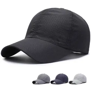 Zachte Rand Lichtgewicht Ademend Custom Mannen Golf Caps Ongestructureerde Snel Droog Hoed Running Opvouwbare Sport Caps