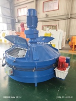 Mélangeur à béton planétaire vertical 500L avec moteur électrique 18,5KW, haute productivité