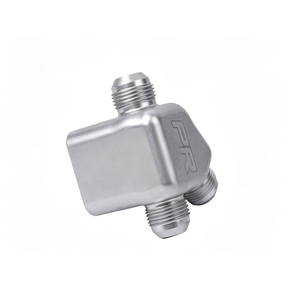 Collecteur de distribution de liquide de refroidissement/huile/carburant en aluminium 6061 et acier inoxydable AN6/AN8/AN10 à 3 ports, usiné CNC - Product Image 5