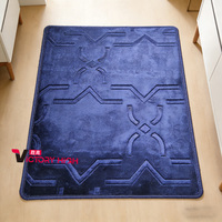 Umweltfreundliche Polyester-Raschel-Mink-Flanell-Teppiche - Individuell Bedrucktes Logo/Muster Hochabsorbierend Haustierfreundlich Hochflorig