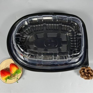 Boîte d'emballage pour poulet rôti, canard, sushi, micro-ondable, à emporter, conteneur en plastique de qualité alimentaire avec gaufrage - Product Image 5