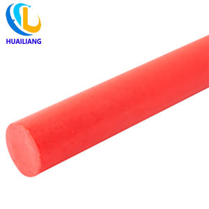 Batang Plastik Polipropilena pp MC Nylon Bulat Merah Ekstrusi Padat Berwarna-warni Tahan Aus dan Berpelumas Sendiri - Product Image 5