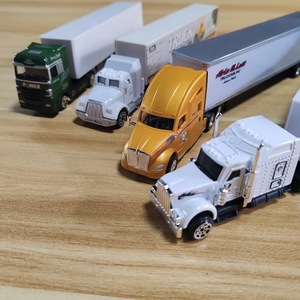 Camión Contenedor Americano de Juguete de Plástico Blanco a Escala 1:50, Personalizado con Logotipo, 23 cm, en Oferta, Modelo de Vehículo de Juguete Coleccionable - Product Image 3