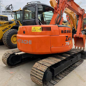 Terrassement d'occasion Japon Original Utilisé ZX75us Fabriqué Construction Hitachi ZX75 Mini 7.5 Tonnes - Product Image 1