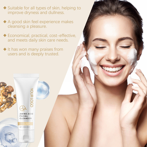 Nettoyant <span class=keywords><strong>Visage</strong></span> OEM Luxe à l'Acide Hyaluronique et aux Acides Aminés, Hydratant, Nettoyant en Profondeur des Pores, Réparateur Doux pour Peaux Sensibles - Product Image 4
