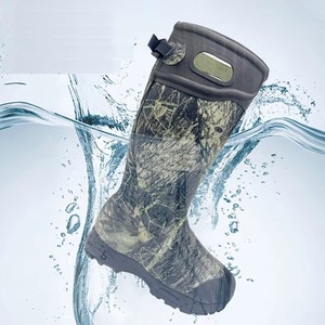 Bottes <span class=keywords><strong>de</strong></span> <span class=keywords><strong>Chasse</strong></span> Sinodiving Haut <span class=keywords><strong>de</strong></span> Gamme <span class=keywords><strong>en</strong></span> <span class=keywords><strong>Néoprène</strong></span> et Caoutchouc Imperméables, Semelle Extérieure <span class=keywords><strong>en</strong></span> Caoutchouc Camouflage Personnalisé pour Hommes - Product Image 5