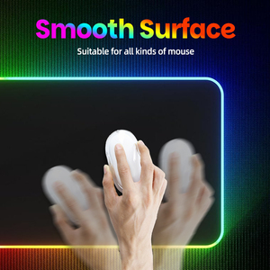Tapis de souris de jeu RGB personnalisé extensible 30*80CM, base en caoutchouc antidérapante, tapis de bureau LED RGB pour les joueurs, cadeaux personnalisés - Product Image 5