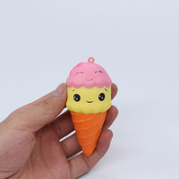 PU Slow-Rebound Simulatie Squishy Eten 22 cm 15 cm 10 cm Dubbelzijdig Fruit IJsje en Kattenbeker Speelgoed voor Gezichtsontwerp
