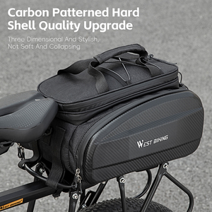 WEST BIKING Sac de Coffre de <span class=keywords><strong>Vélo</strong></span> Grande Capacité Étanche Sacoche de <span class=keywords><strong>Porte</strong></span>-Bagages Arrière de <span class=keywords><strong>Vélo</strong></span> pour Bicyclette - Product Image 5