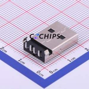 917-181A102ED60200 USB Connector Through hole Component (THT) Connector Type-A USB 2.0 Male 4P - Product Image 2