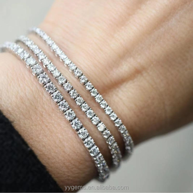 โมอิสซาไนต์สีขาว-4 มม