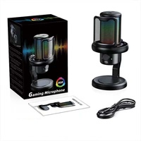 Micrófono USB para Juegos de PC, Micrófono USB para Streaming, Podcast, Twitch, YouTube, Discord, PC, Computadora, PS4, PS5, Mac, GamerWave