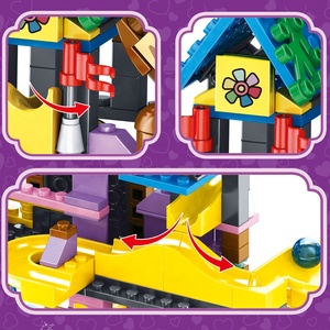 405 pièces marbre course parc d'attractions blocs de construction ensemble tige bricolage assemblage labyrinthe piste rouleau balle briques Construction bâtiment <span class=keywords><strong>jouet</strong></span> - Product Image 4