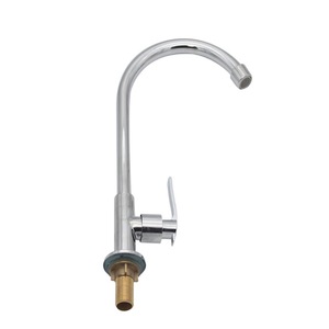 <b>Kitchen</b> Faucet Single <b>Handle</b> 360 Degree Rotate Modern Style Deck Mounted Ceramic Valve Core All <b>Copper</b> Vertical Design - Product Image 5