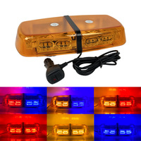 72 luces LED intermitentes Luz de advertencia de emergencia Baliza de peligro Barra de luz de advertencia de precaución para vehículos