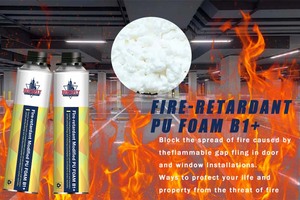 Mục đích chung dính phun chống cháy mái cách nhiệt cửa sổ B1 + PU Polyurethane bọt Sealant - Product Image 3