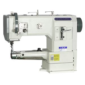 Machine à coudre industrielle à point noué à bras cylindrique et pied entraîneur pour cuir, modèle 335PF, en promotion - Product Image 1