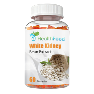 Custom Branded White Kidney Bean Extract Gummies Herbal <b>Supplement</b> Support Digestive Health Designed for Adults - Product Image 1