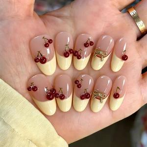 <span class=keywords><strong>Uñas</strong></span> Acrílicas de Lujo con Diseño de Almendra y Flores 3D para Novias, <span class=keywords><strong>Uñas</strong></span> Artificiales con Logotipo Personalizado, Venta al por Mayor - Product Image 6