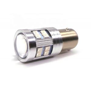 Bombilla <span class=keywords><strong>led</strong></span> de freno trasero para estacionamiento, luces de 12v-24v, rojo 566 P21/4W 7225 BAZ15d 1122, BA15D BAY15D, 2835 24SMD - Product Image 3