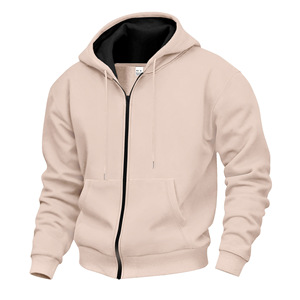 <span class=keywords><strong>Sweat</strong></span>-shirt décontracté à capuche <span class=keywords><strong>zippé</strong></span> <span class=keywords><strong>doublé</strong></span> <span class=keywords><strong>polaire</strong></span> chaud pour <span class=keywords><strong>homme</strong></span>, collection automne-hiver, pour le commerce transfrontalier - Product Image 4