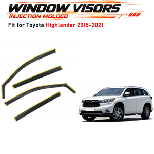 Déflecteurs de fenêtre latérale pare-pluie pour Toyota Cruiser 2019-2020 accessoires auto - Product Image 1