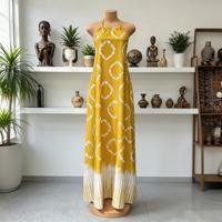 Nouvelle Robe Décontractée Ample Imprimée à Col Halter Grande Taille pour Femmes Africaines – Vente en Gros