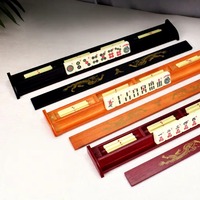 Règle de Mahjong de luxe pliable de 18 pouces en acrylique magnétique, d'origine durable, au design élégant pour le divertissement