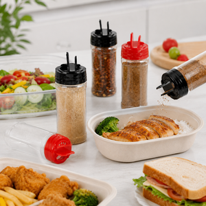 Botella dispensadora de especias al por mayor con tapa abatible, tarro de condimentos, contenedor de polvo para pimienta, sal, barbacoa, condimentos, uso en cocina y <span class=keywords><strong>restaurante</strong></span> - Product Image 5
